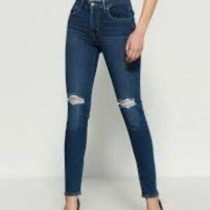 Levi’s 712 High-Rise Skinny Dark Wash Jeans